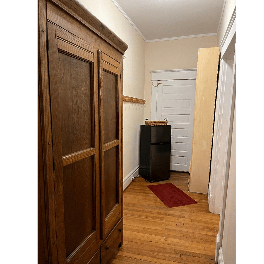 More than adequate storage for clothes and luggage