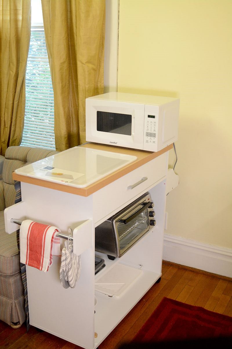 Microwave and toaster oven