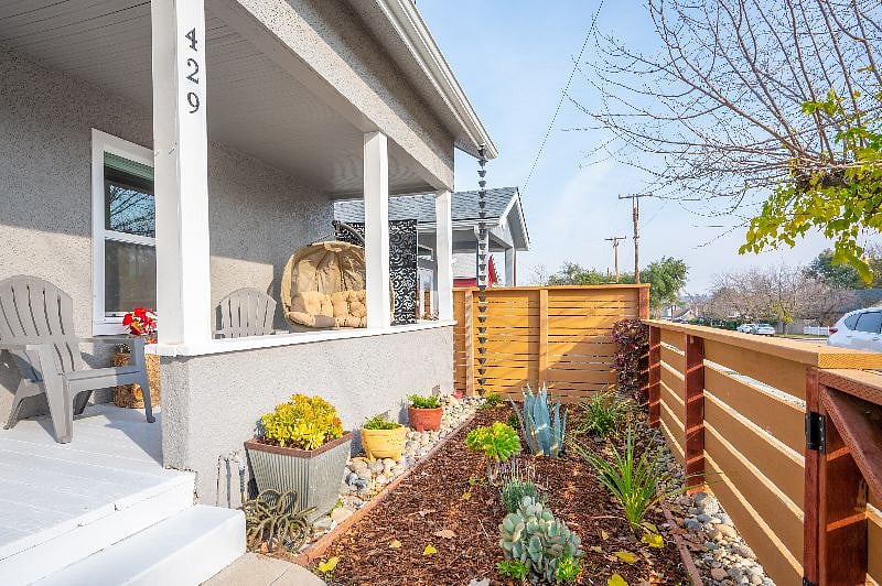 Fully fenced yard