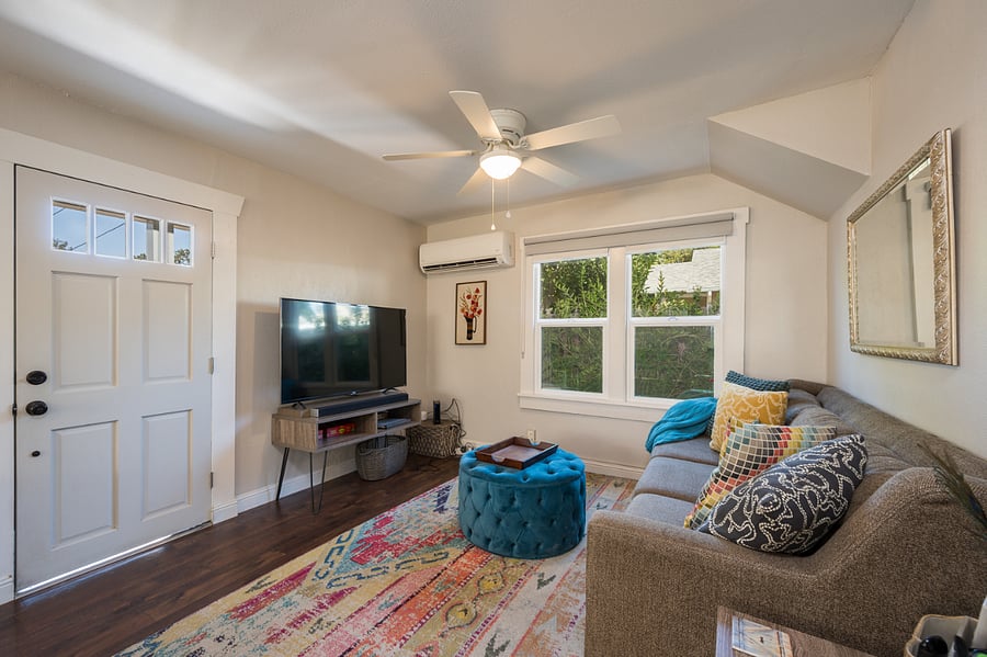 Mini-split and ceiling fans for ultimate comfort