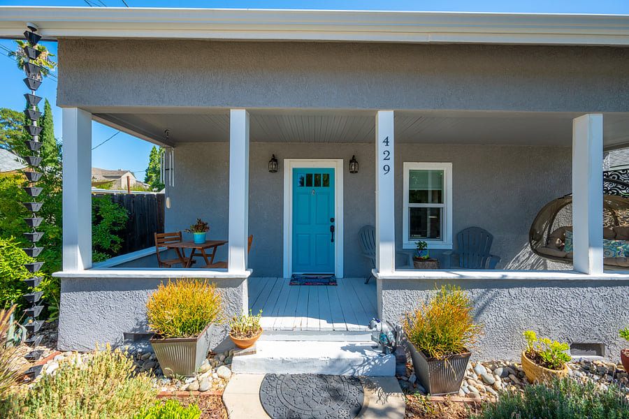 inviting front porch