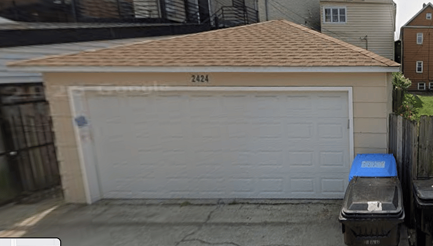Garage parking at 2424-B West Moffat