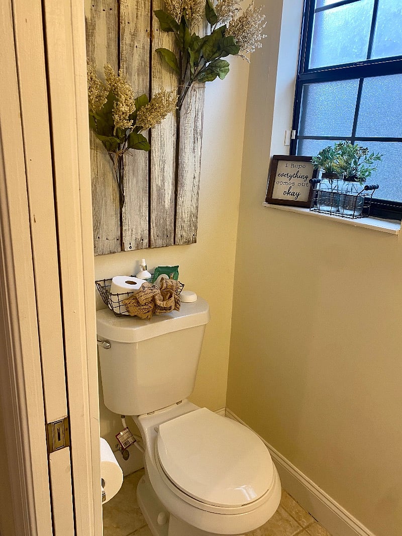 Downstairs half bath