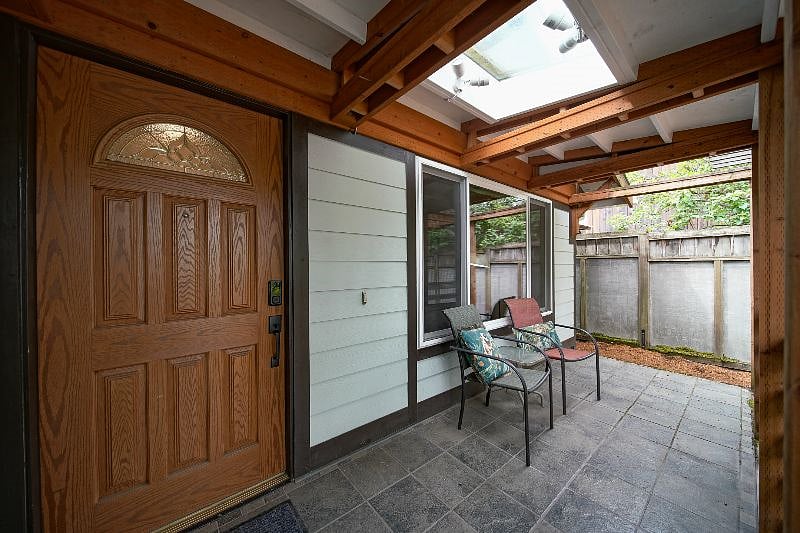 Covered front porch