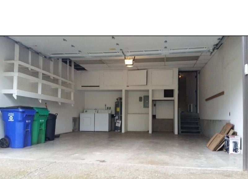 Attached 2 car garage