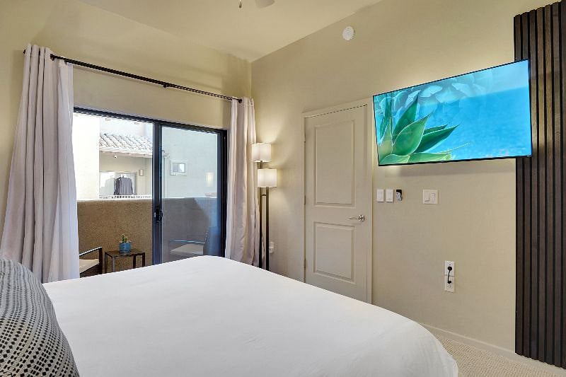 Access to balcony from bedroom