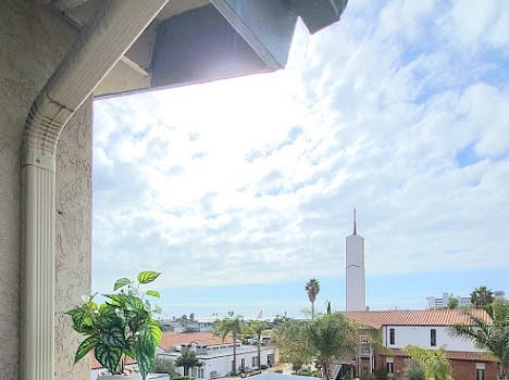 Rooftop patio ocean views.