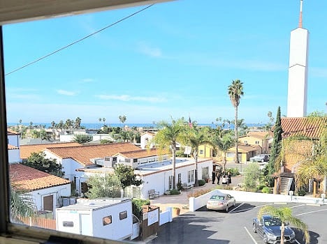 Ocean views from 2nd and 3rd floors