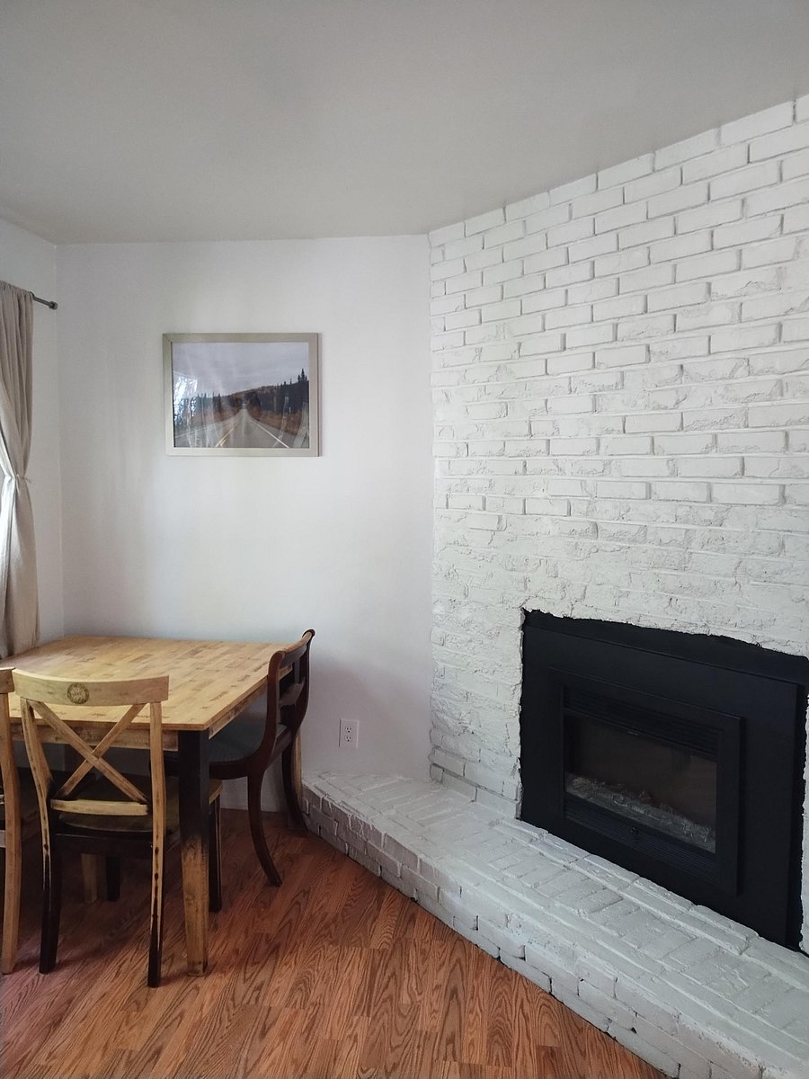 Dining Nook with Electric Fireplace