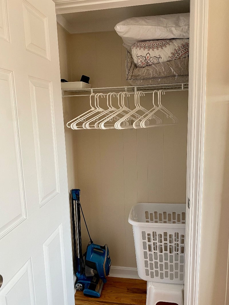 Spacious closet.