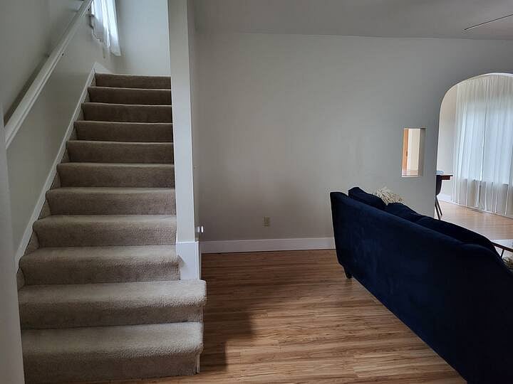 Stairs to 2nd floor - bathroom, 2 bedrooms and office