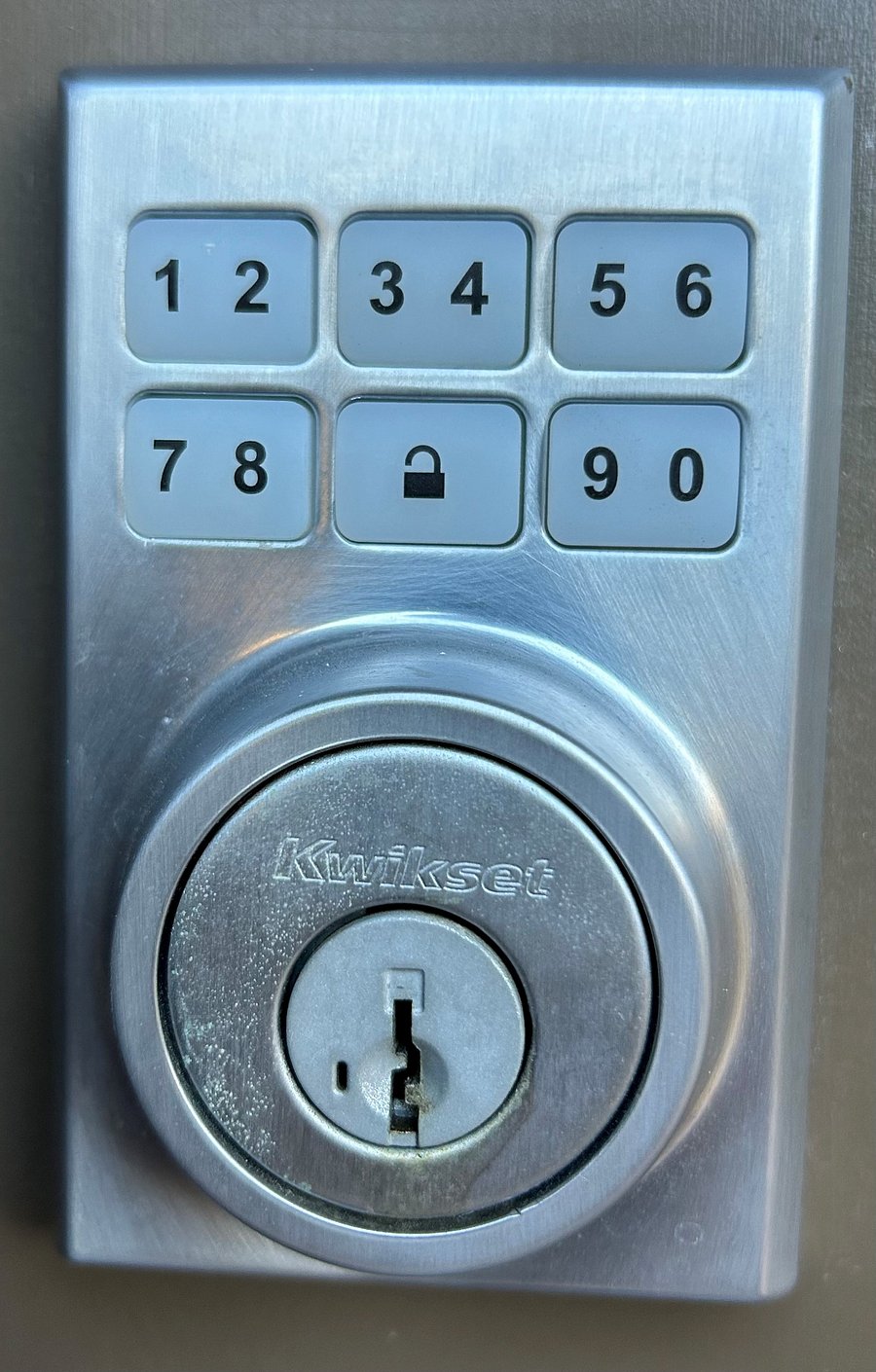 Keypad entry