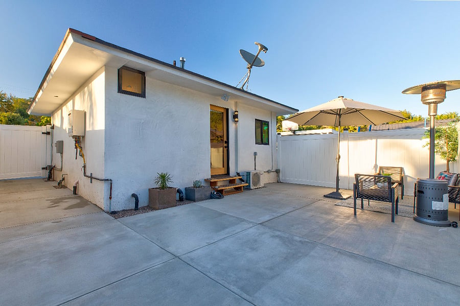 Spacious, private, clean backyard - great for relaxing and outdoor enjoyment.