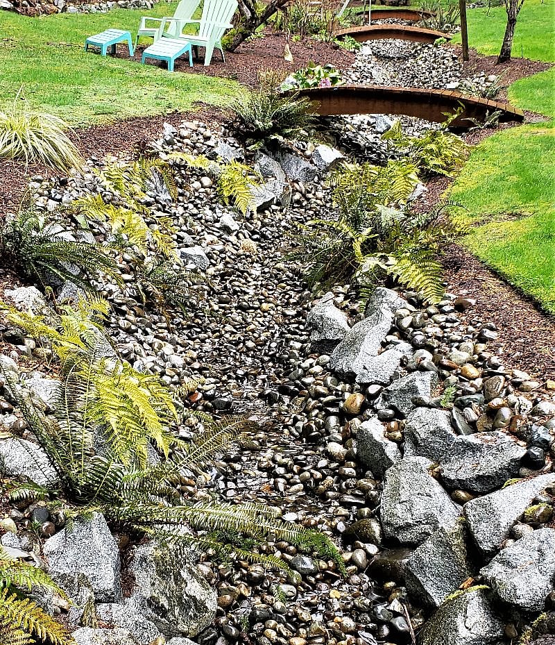 Winter stream bed