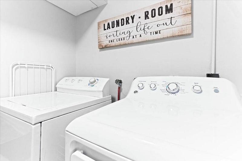 Full size washer and dryer