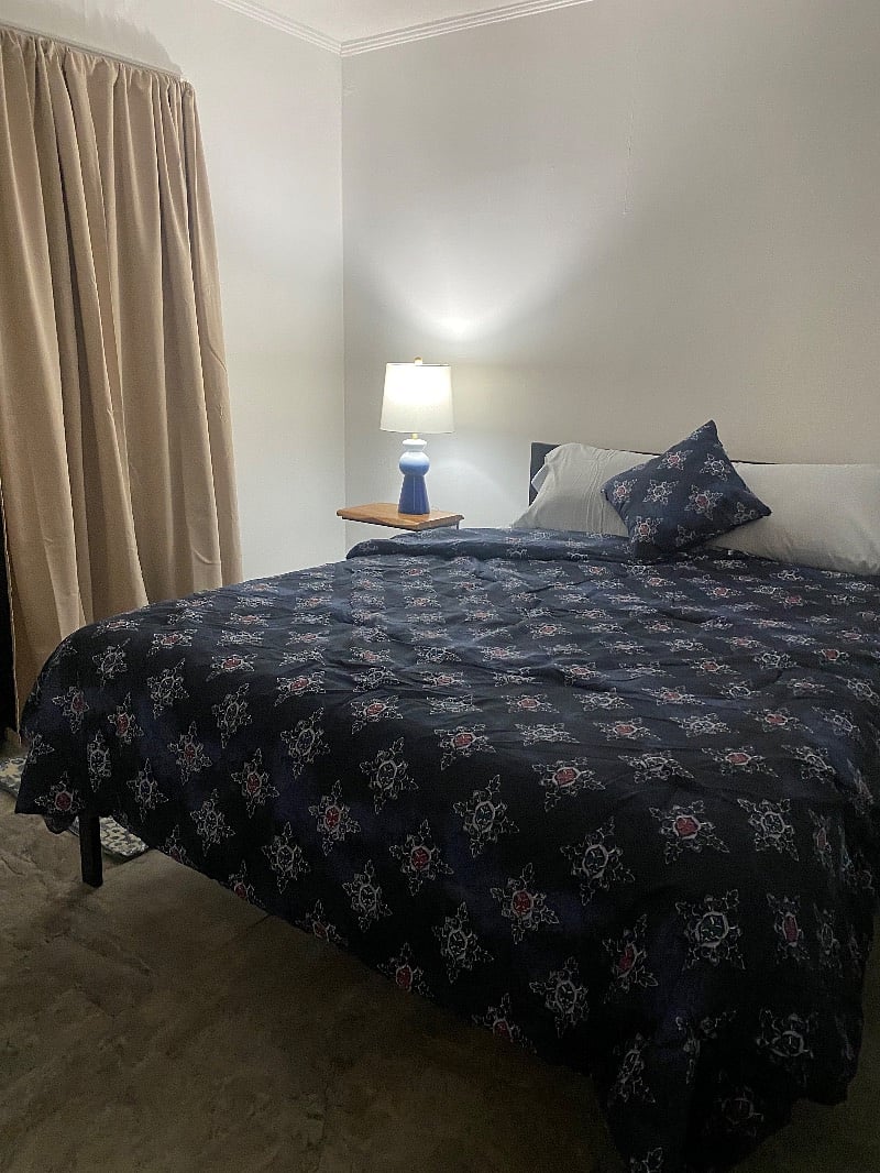 Second bedroom with queen sized mattress 