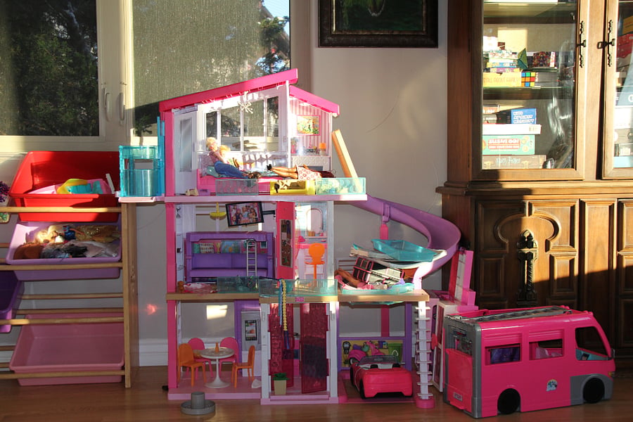 We have children's toys that we're happy to share with little ones in your group.