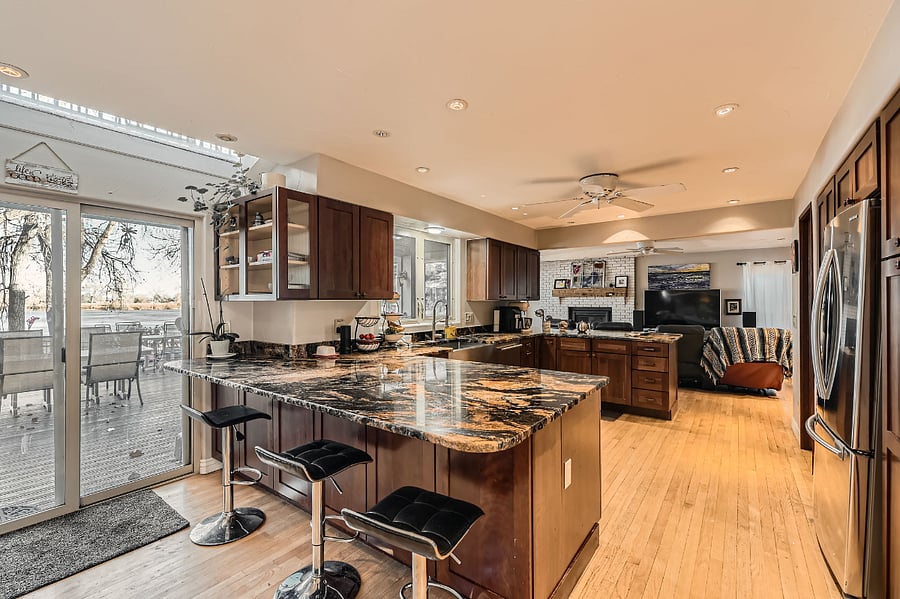 Our family shares our gourmet kitchen with everything you'll need to make a full meal.