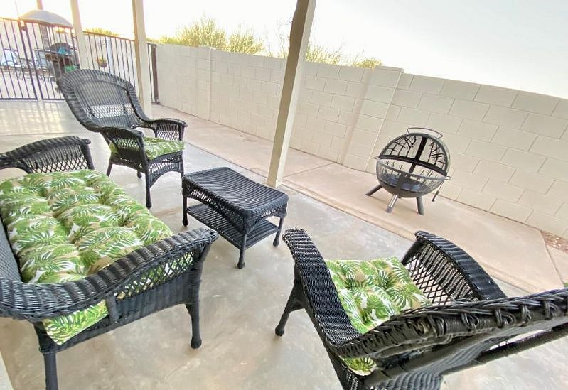 Back patio