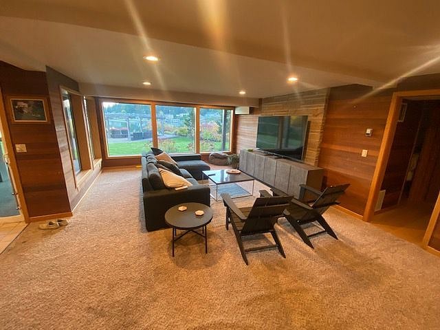 Downstairs rec room