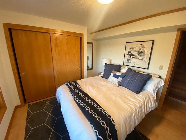 Downstairs bedroom with Lake View