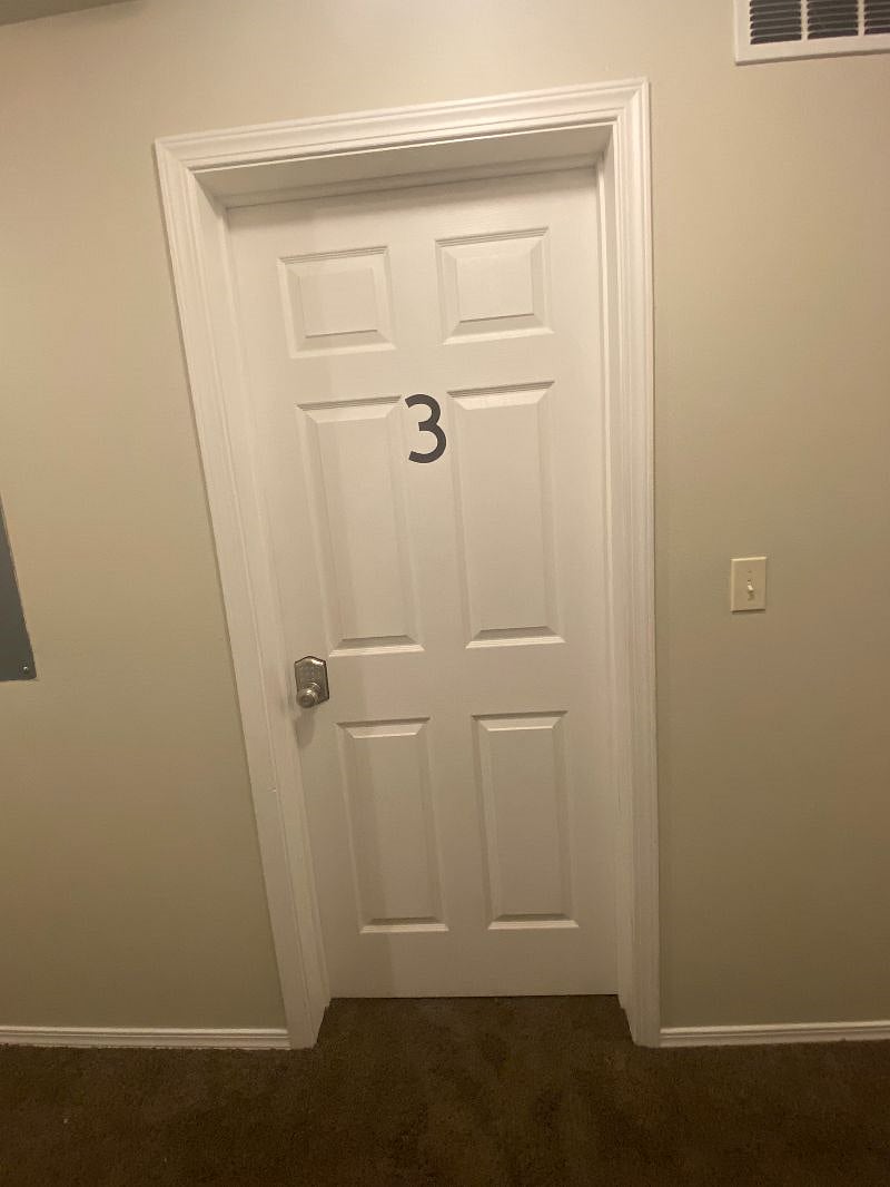 Basement bedroom