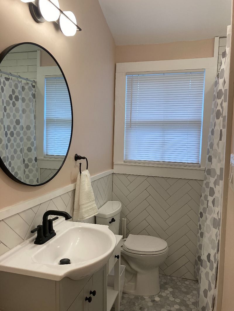 newly renovated bathroom