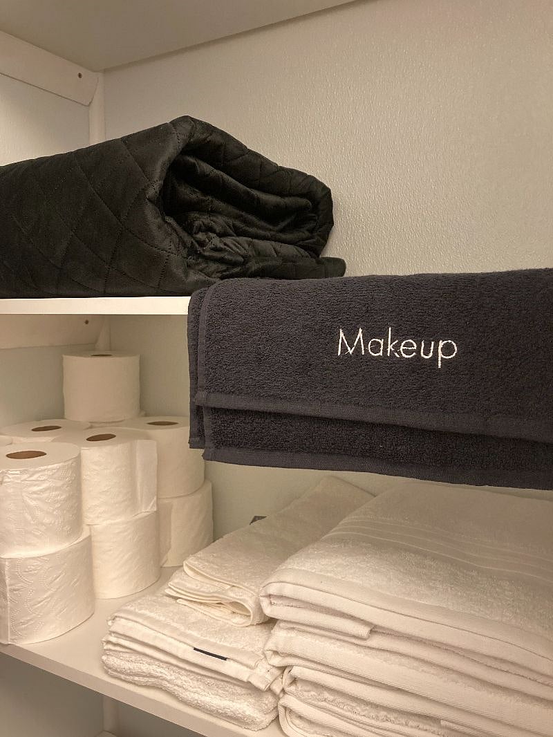 plenty of fluffy towels