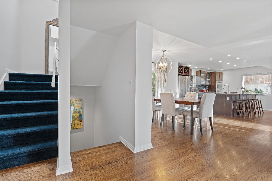 Main floor staircase