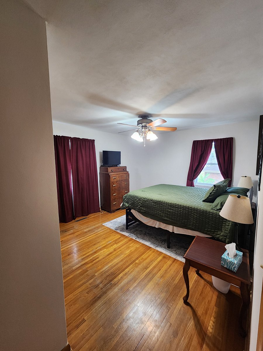 Smart TV included in master bedroom