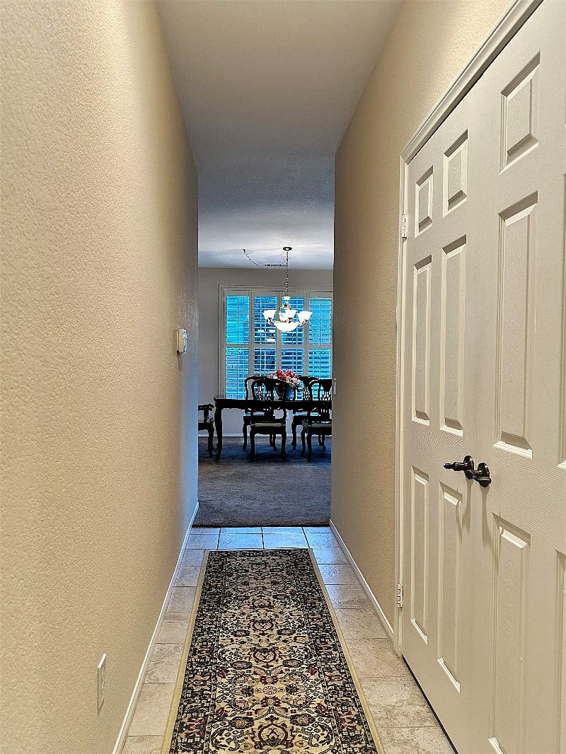 Hall way from bed room to living room