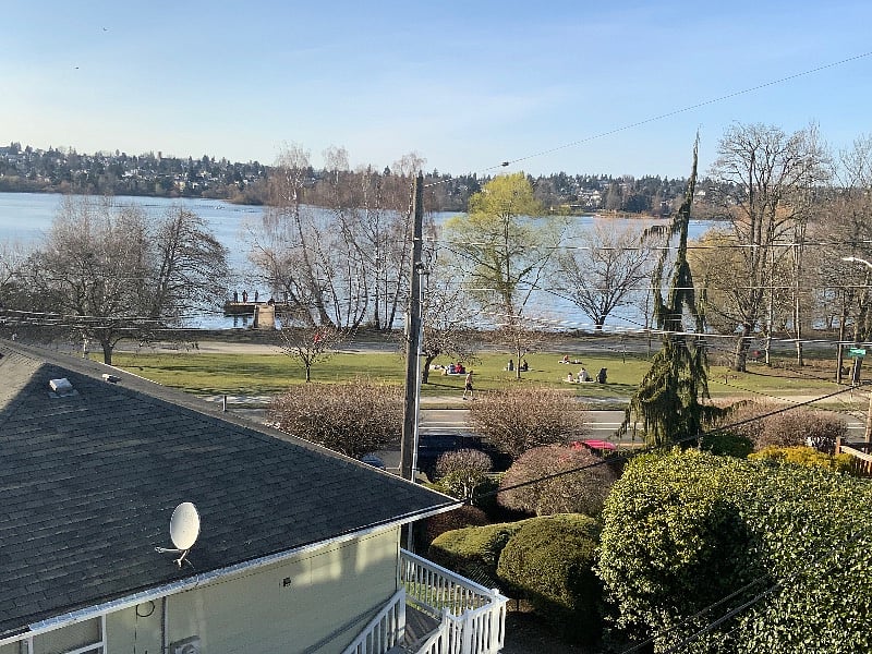 View from dining room!