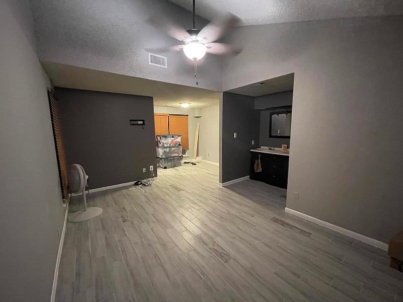 Master bedroom suite
