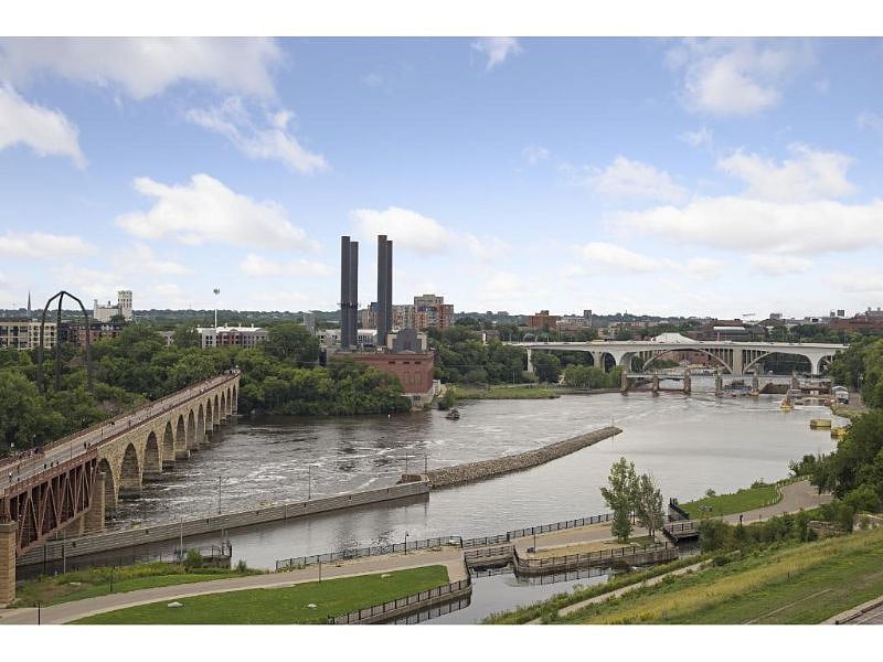 A short walk from the building to the river