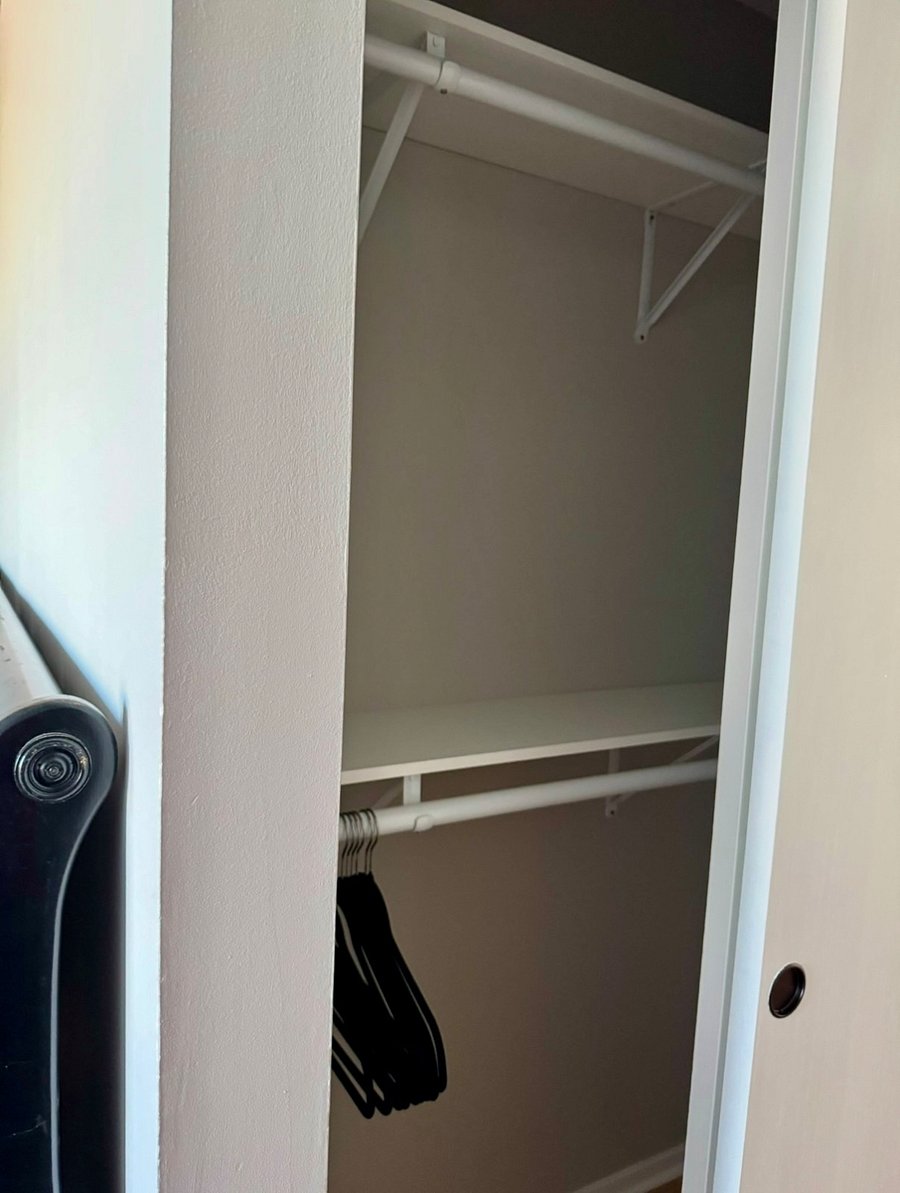 Second bedroom with a closet