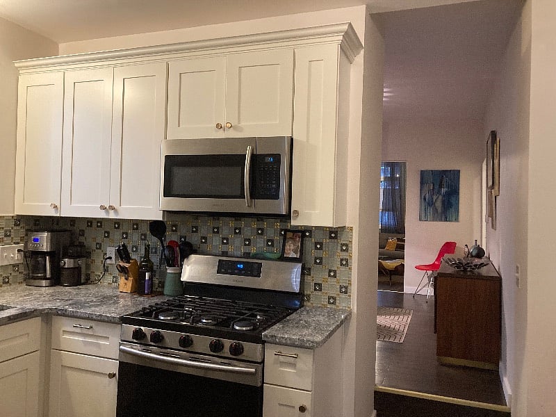 counter space and stove