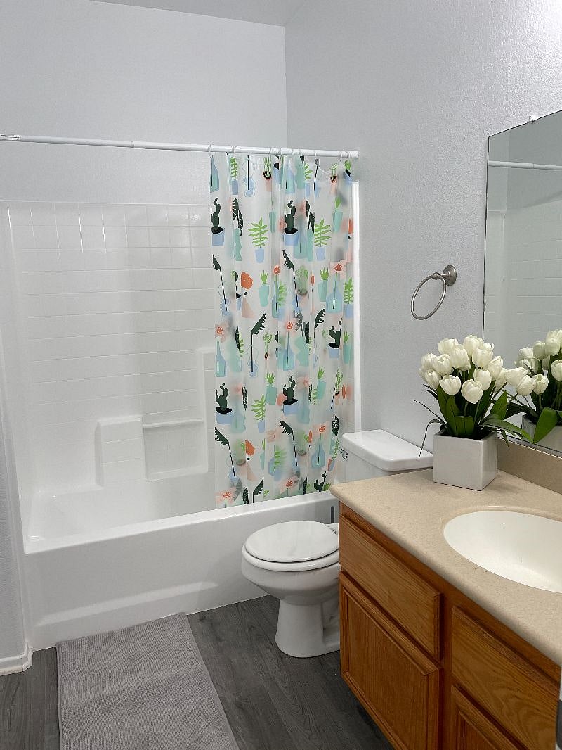 Full bathroom  across the hall. 