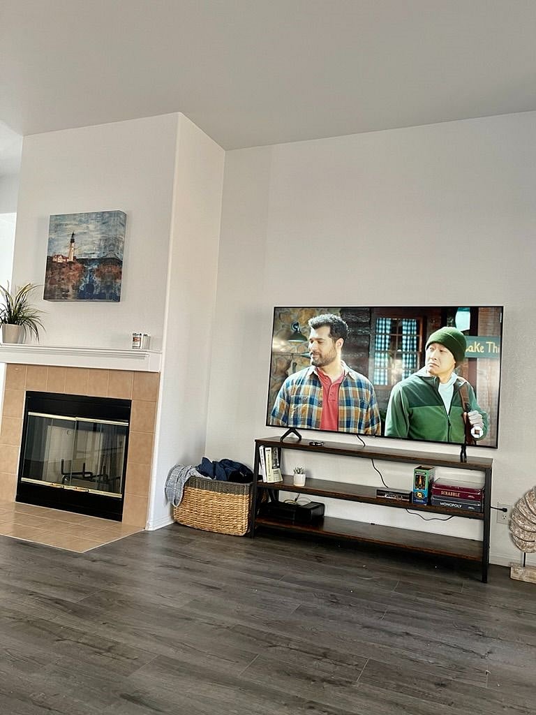 Samsung Smart TV set up with streaming service from Spectrum . 