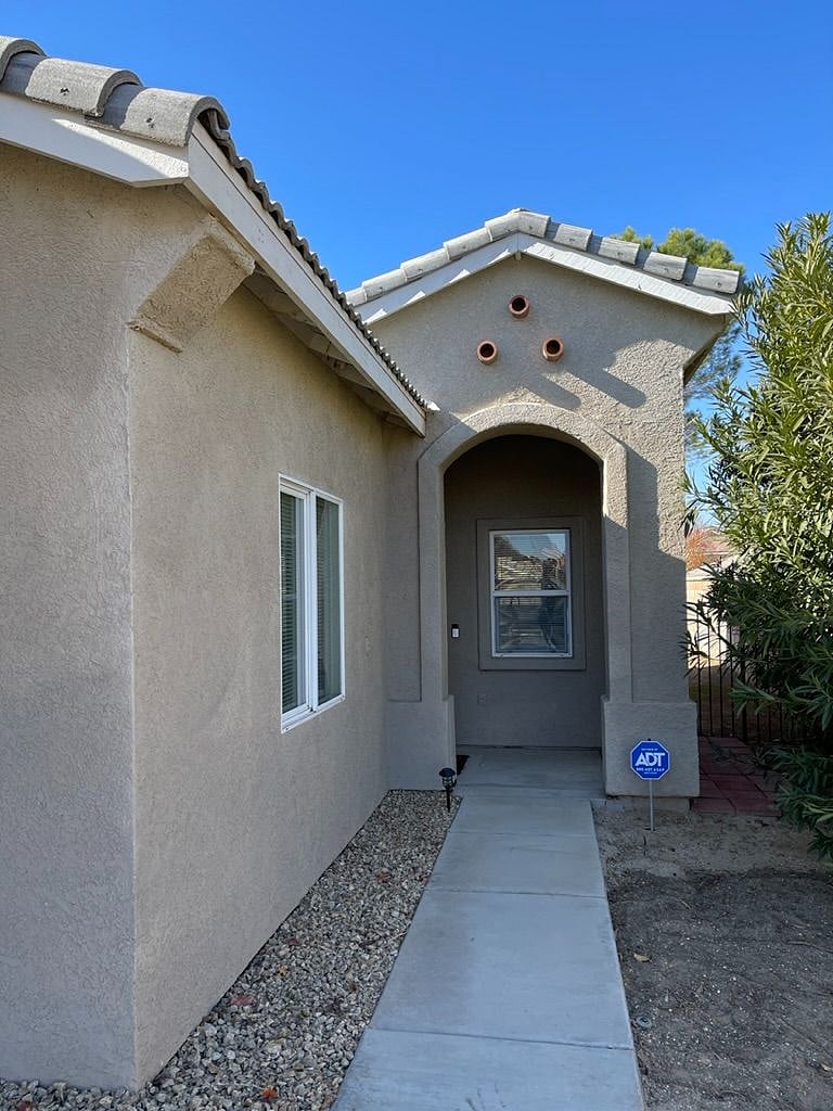 Front entrance to the house