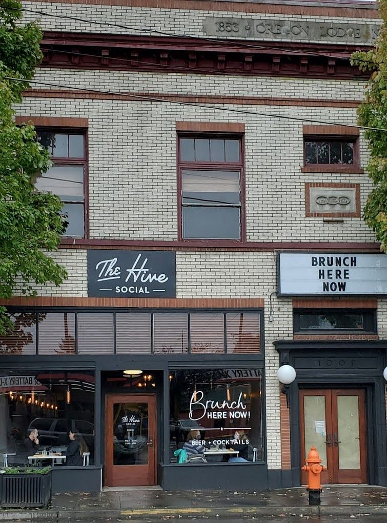 The Hive Social restaurant, bar, and coffee shop 0.4 mile from house