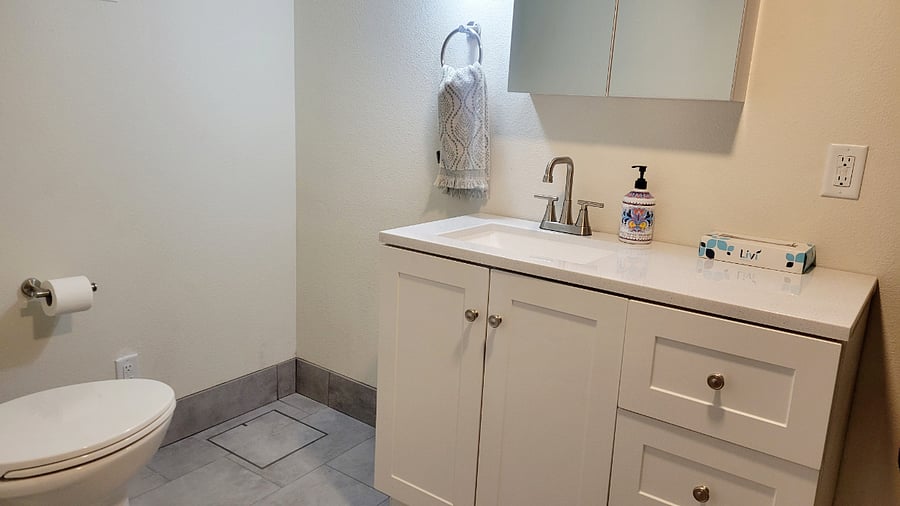 Lower bathroom