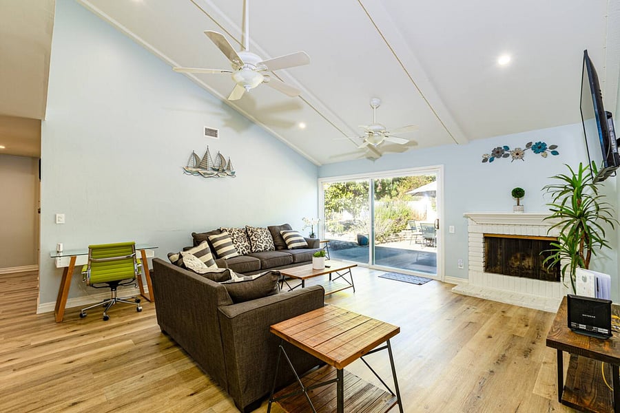 Enjoy this bright and open living area