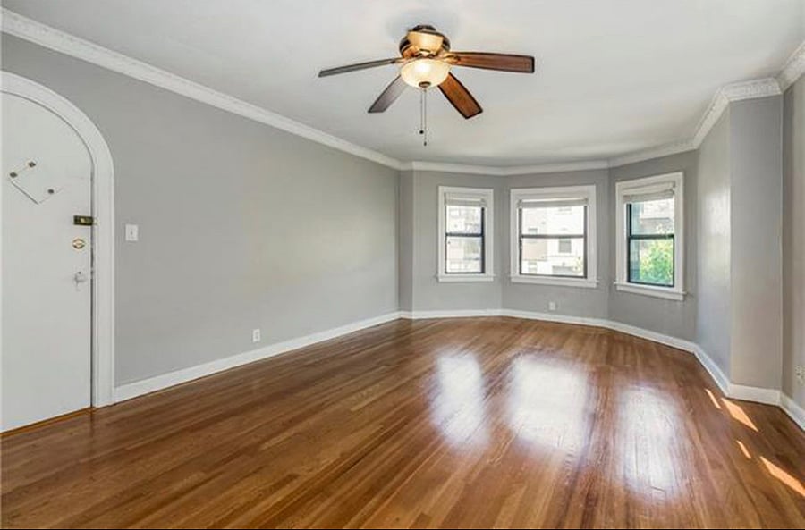 Living room, view 1