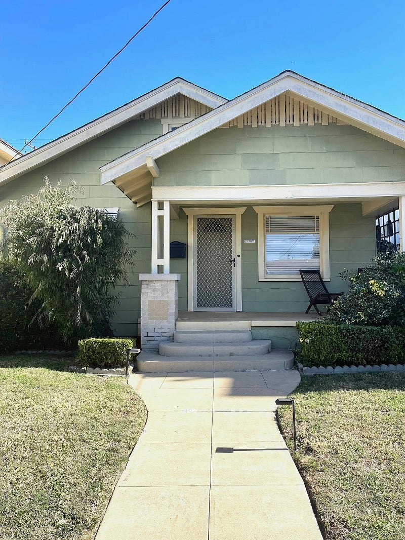 Front house entrance