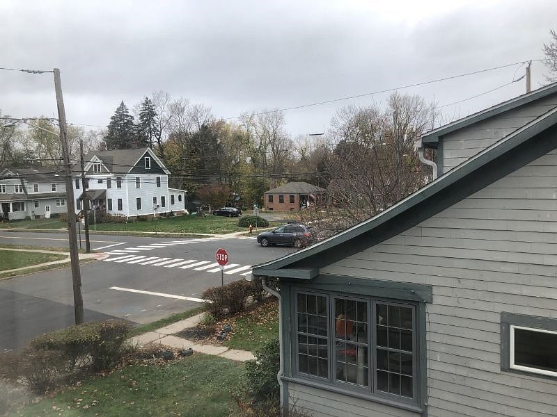 View from private front sunroom.
