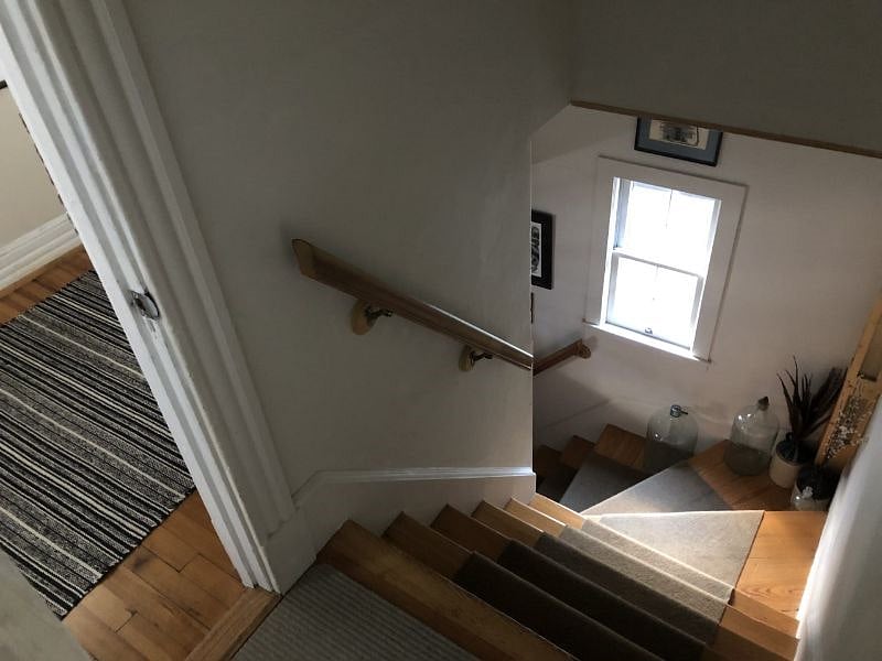 Front stairs.