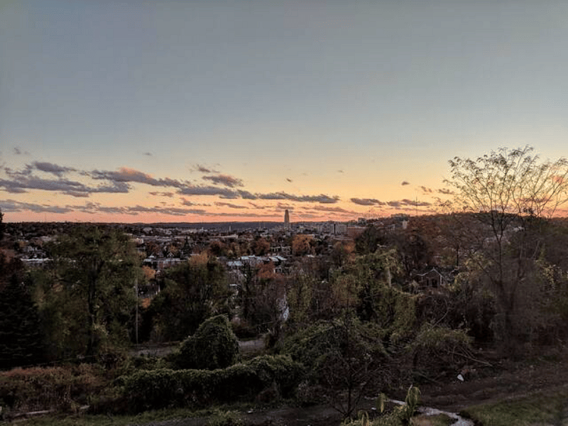 View from the deck (sunset)