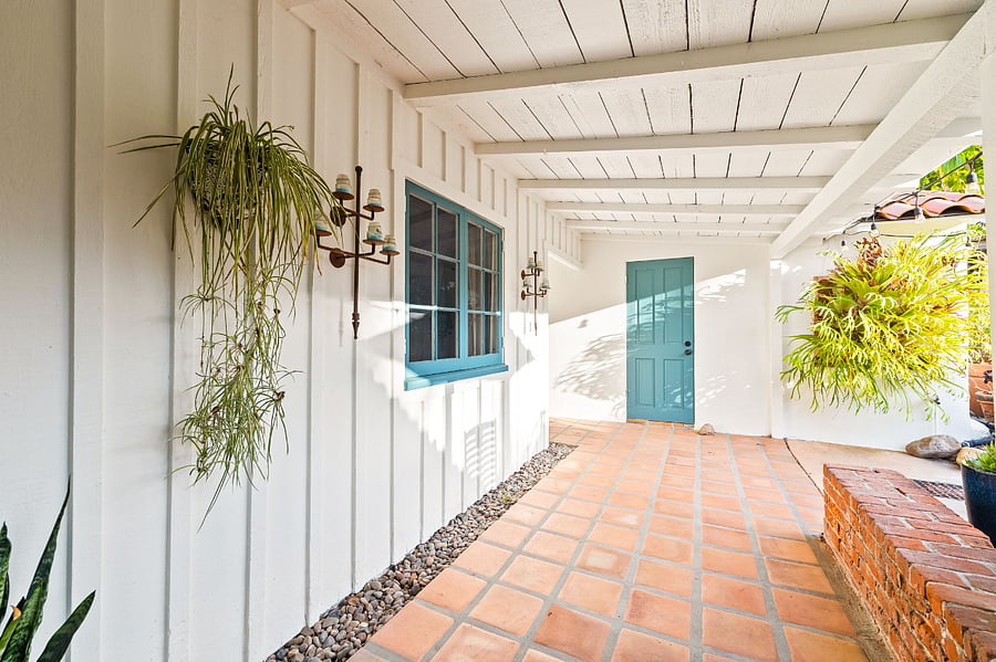 Breezeway to the right as enter front door