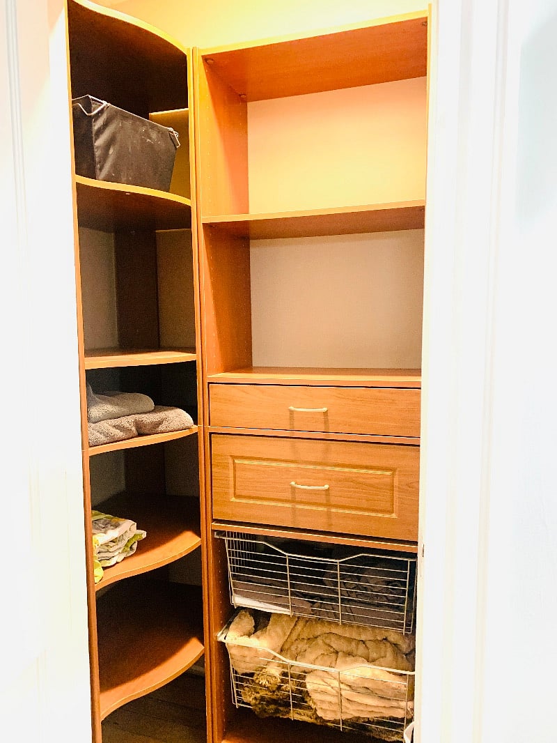 Additional closet space