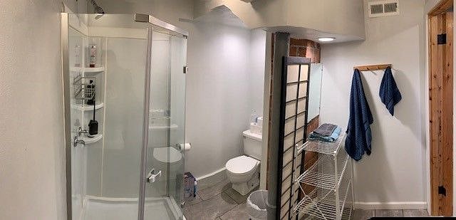 Bathroom with a shower